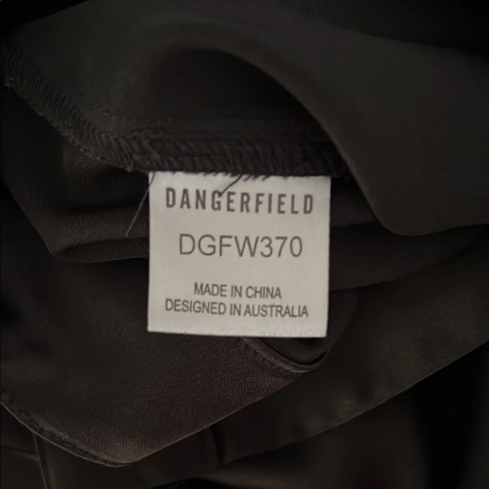 Dangerfield Black Satin Pants - Picture 5 of 6